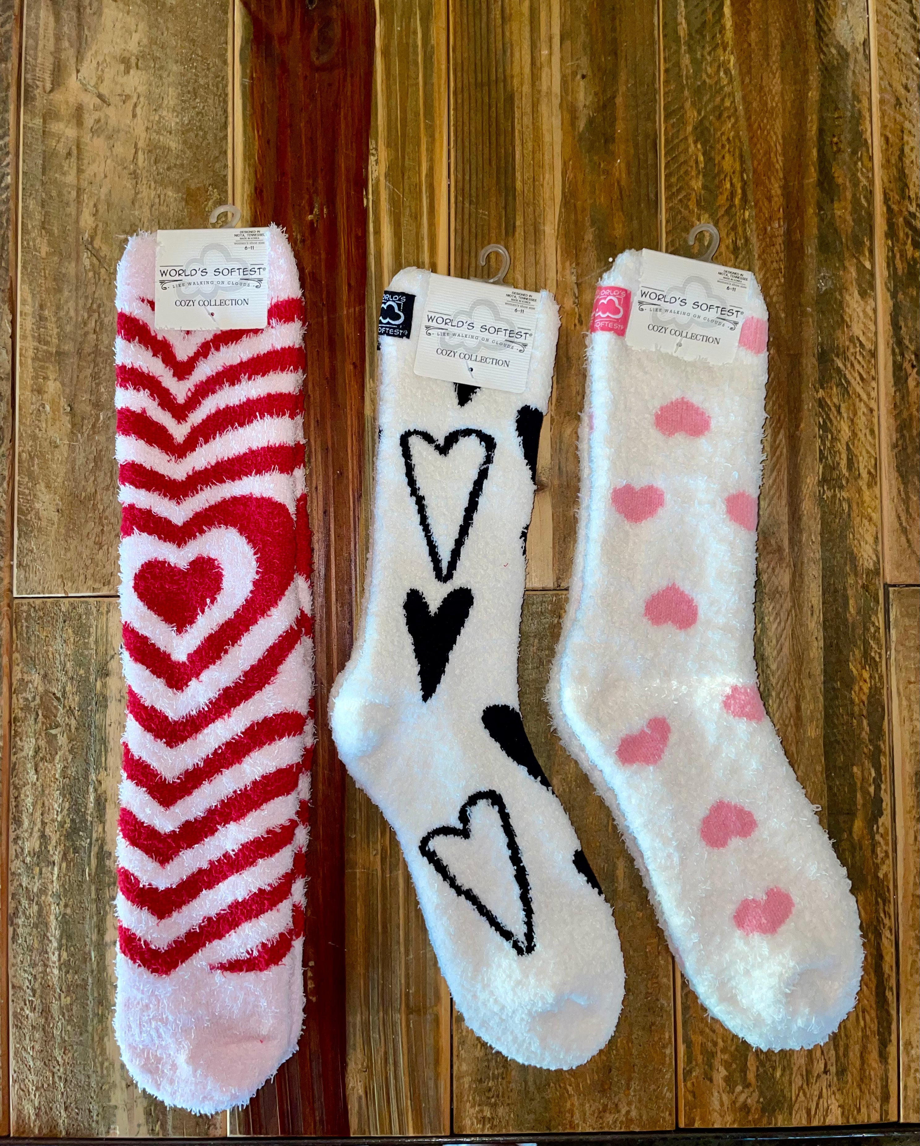 WS Heart Socks