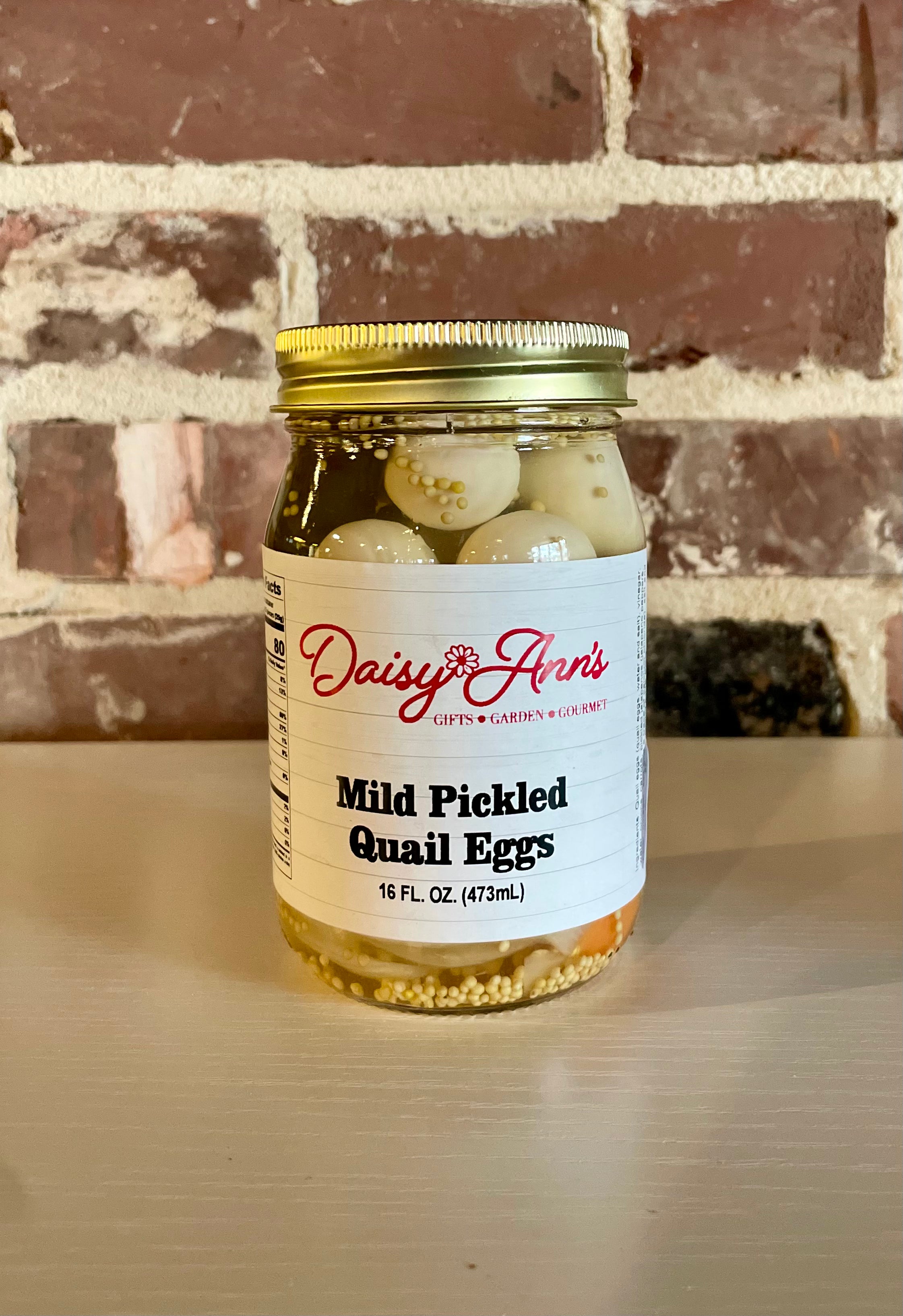 Mild Pickled Quail Eggs 16oz.