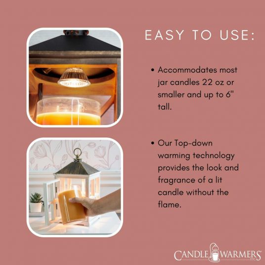 Wooden Lantern Candle Warmer