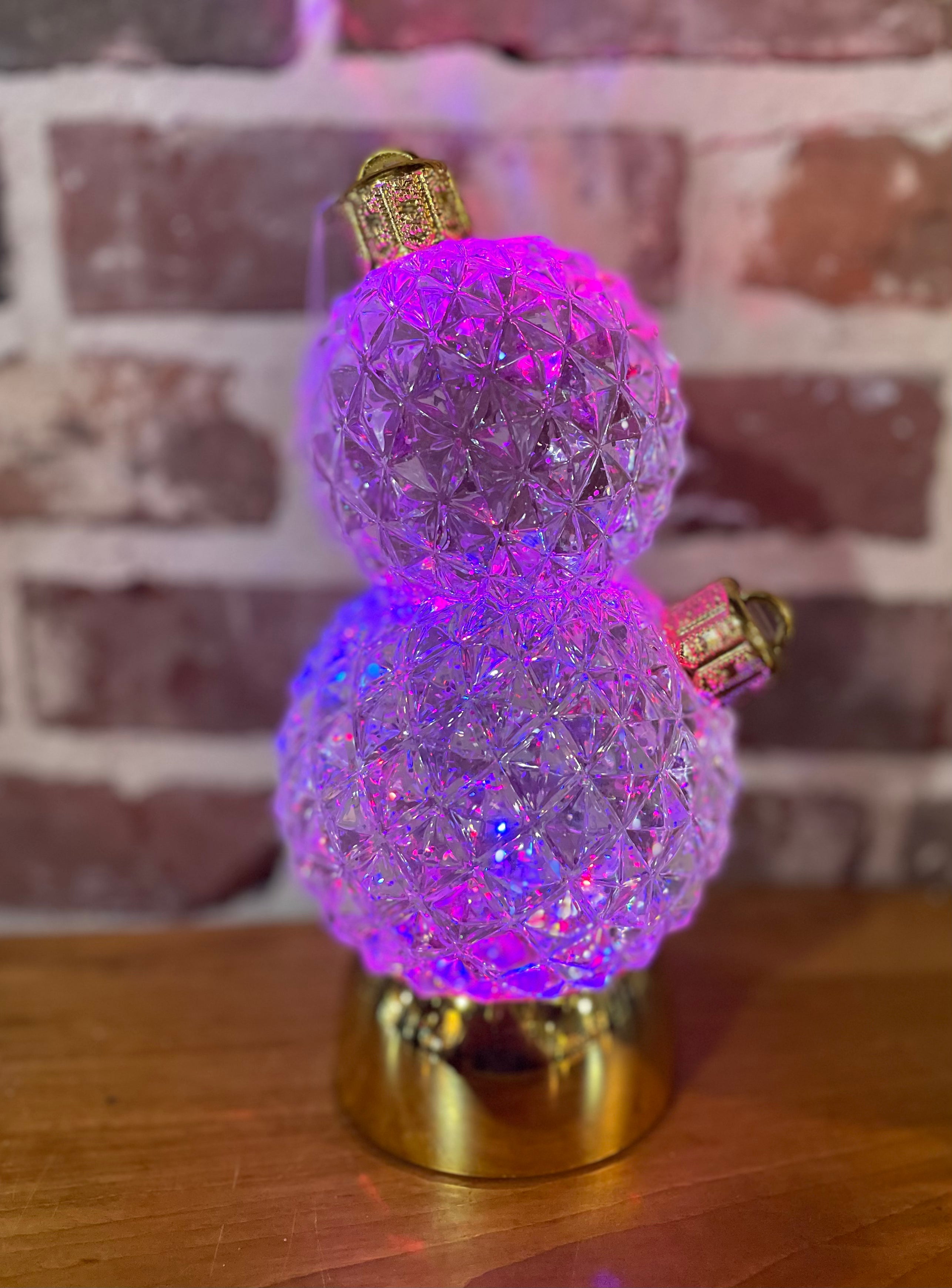 Lighted Swirl Ornaments