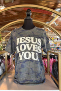 Camo Jesus Loves You Tee