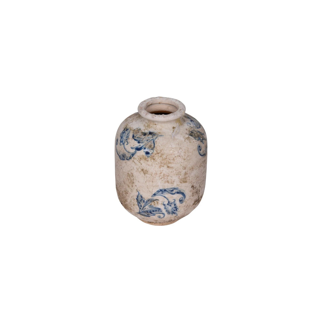 Terra-Cotta Vase w/Pattern