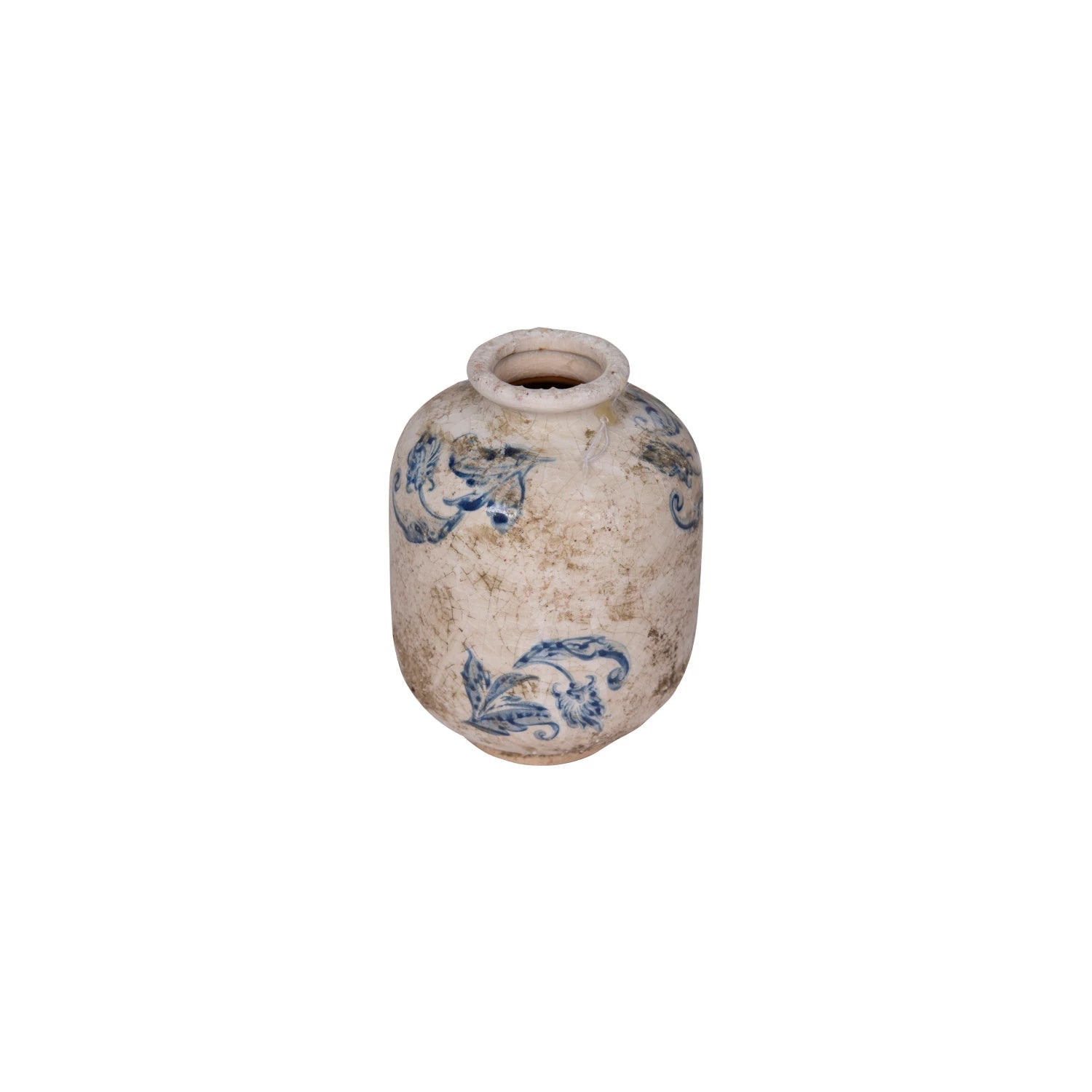 Terra-Cotta Vase w/Pattern
