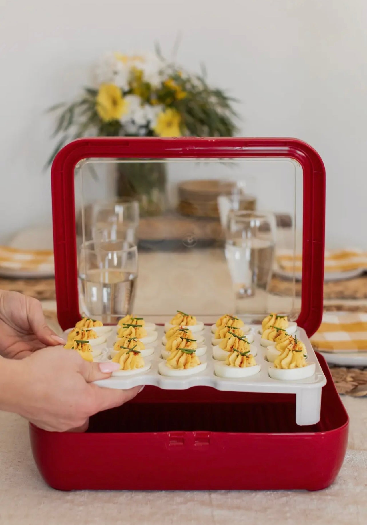 Fancy Panz Deviled Egg Tray