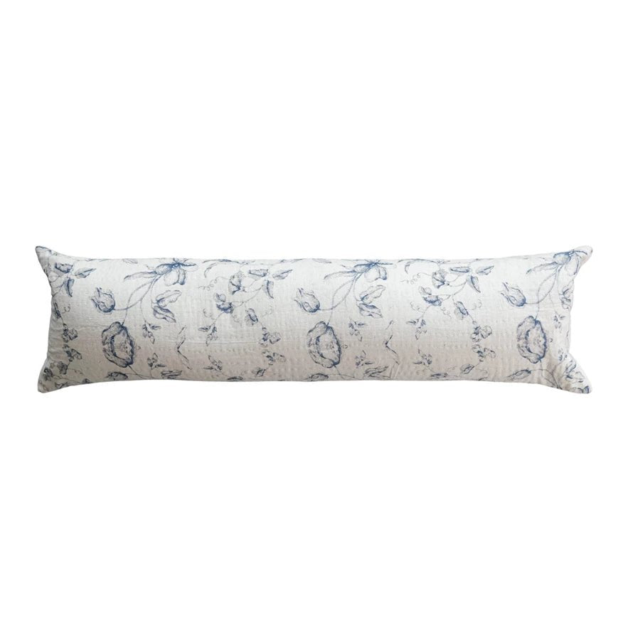 Blue Meadow Lumbar Pillow