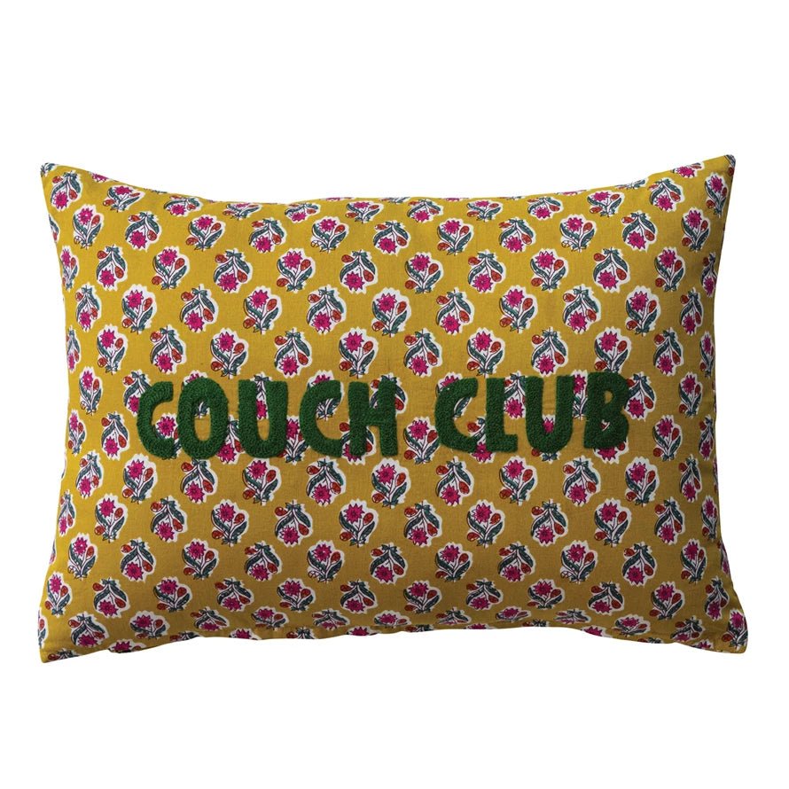 "Couch Club" Pillow