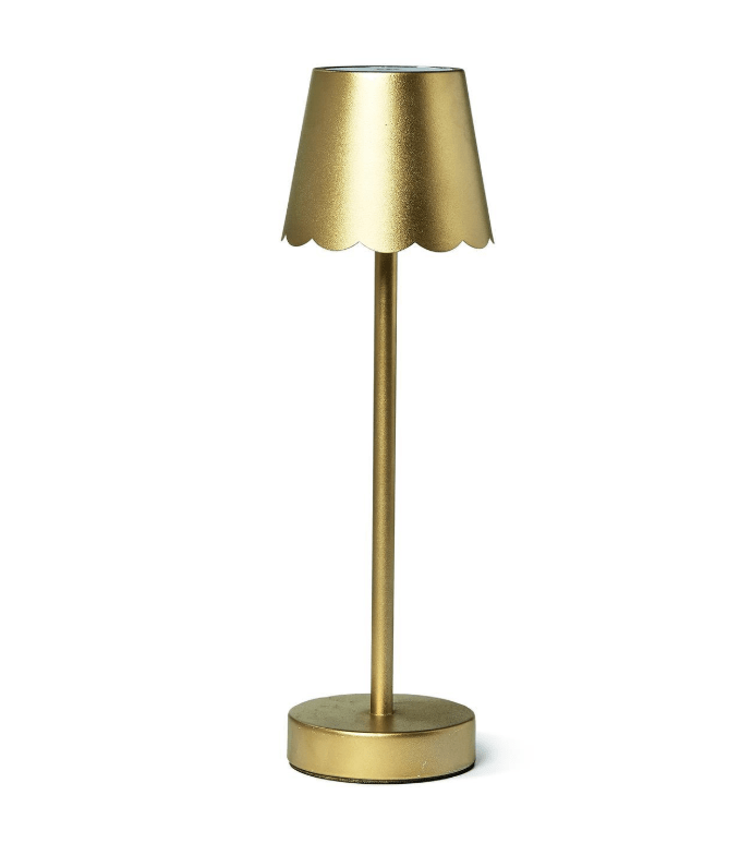 LED Scalloped Edge Table Lamp