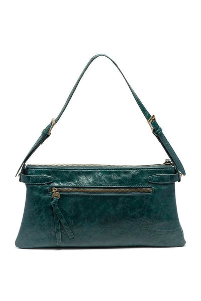 Dark Teal Eve Trapeze Bag