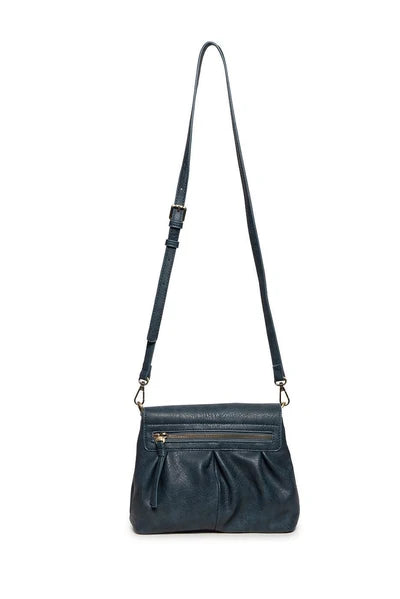 Adrienne Pleated Flap Crossbody