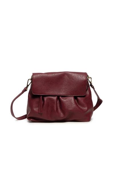 Adrienne Pleated Flap Crossbody
