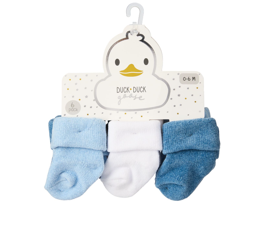 6pk Baby Socks