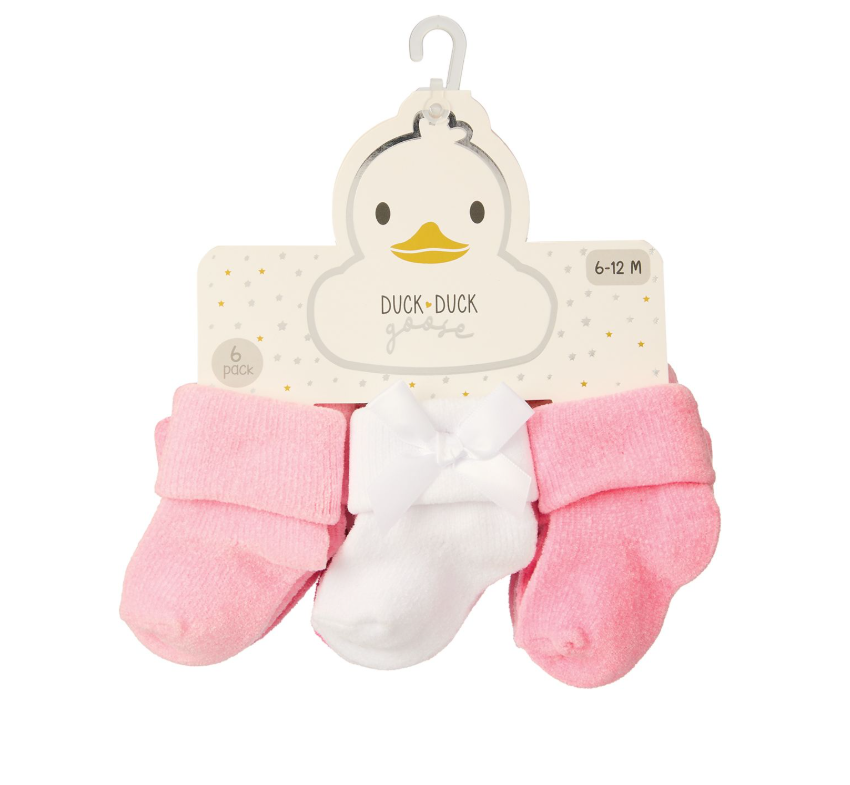 6pk Baby Socks