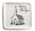 Rejoice Always Church Plate