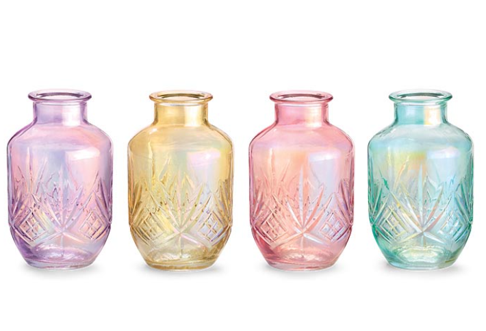 Iridescent Spring Vases