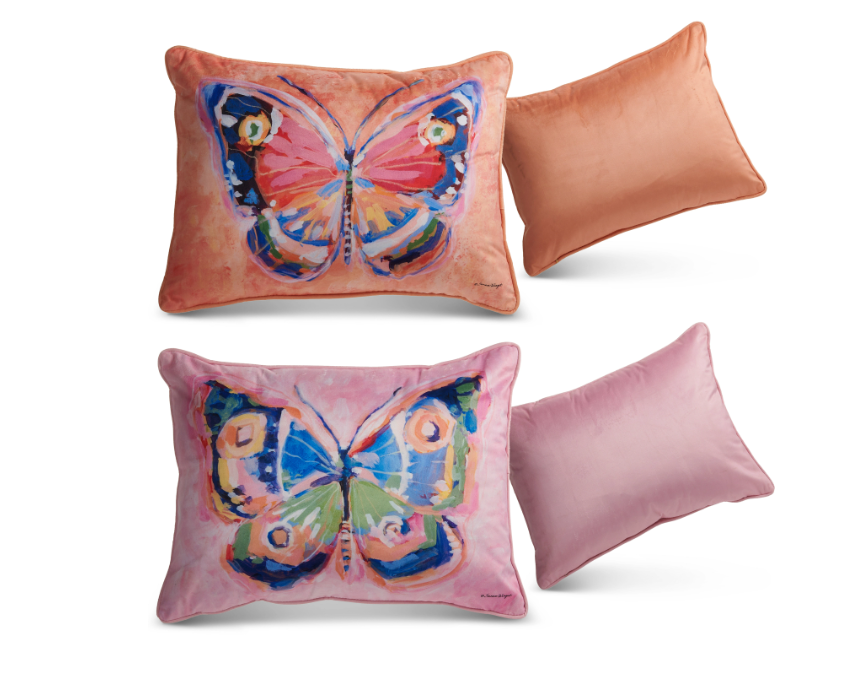 Springtime Flutter Pillow