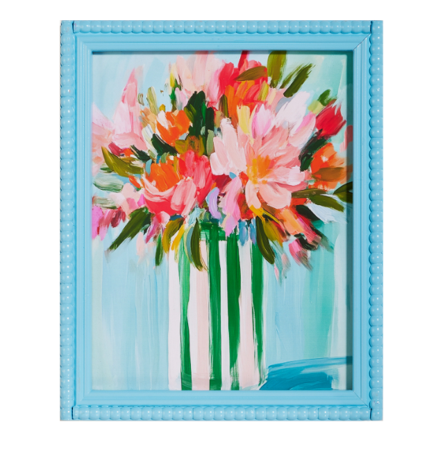 Floral Haze Beaded Framed Prints