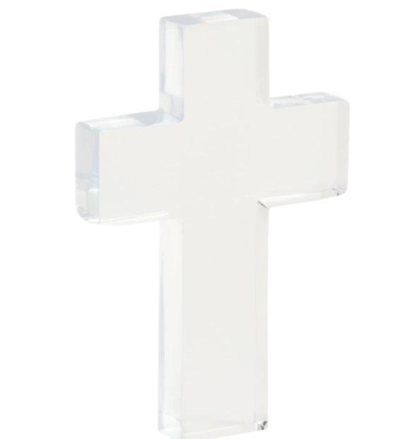 Clear Resin Cross