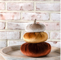 Stacked Velvet Pumpkin