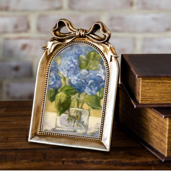 4x6 Arch Gold Bow Frame