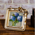 4x4 Square Gold Bow Frame