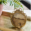 4" Bow/Ribbon Pewter Frame