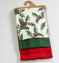 3pc Holiday Berry Towel Set