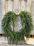 22" Cedar Hanging Wreath