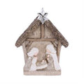 LED Holy Family in Manger