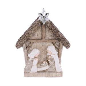 LED Holy Family in Manger