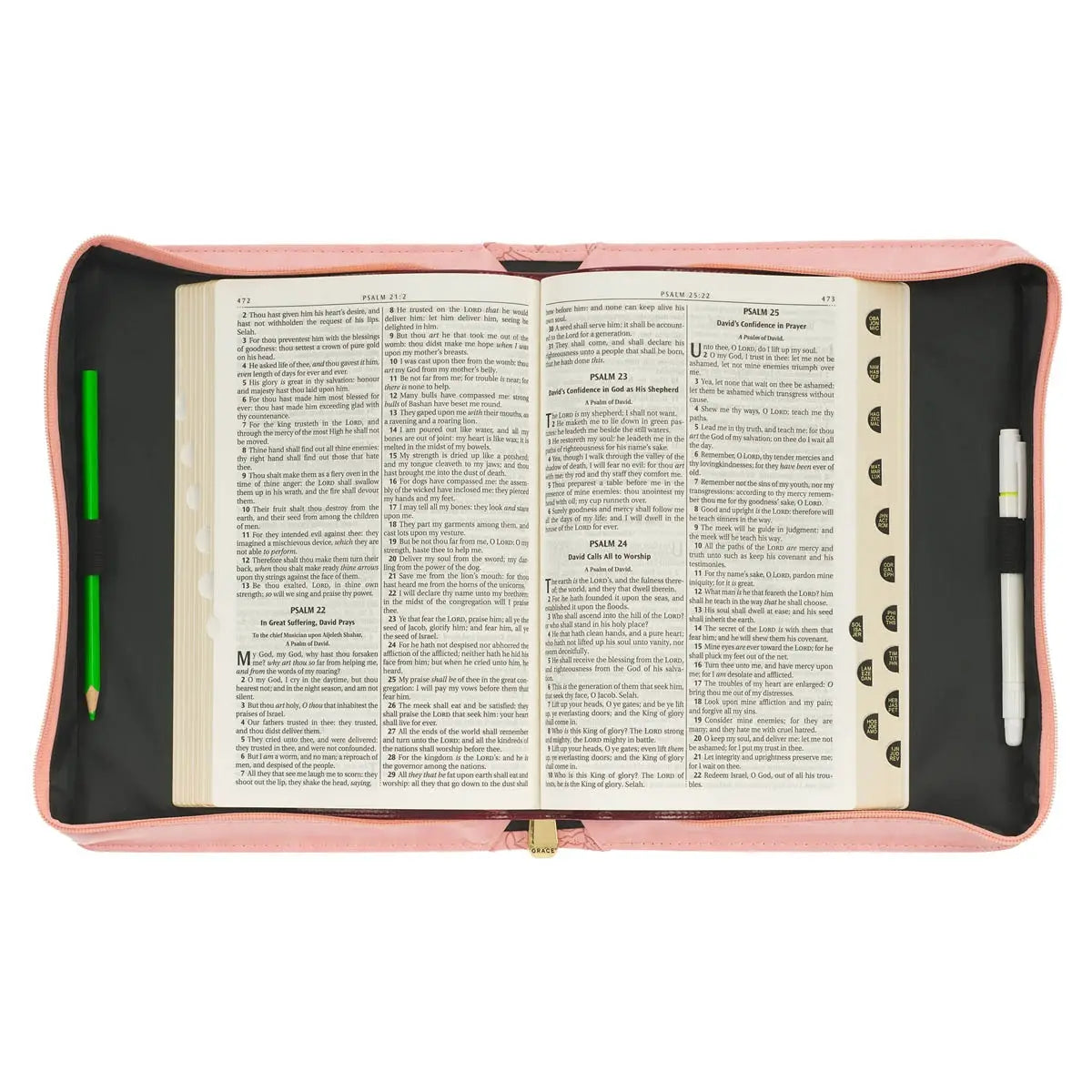 Bible Cover - Strength & Dignity
