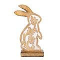 Carved Bunny Natural/White