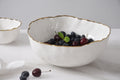 Gold Rim Medium Bowl