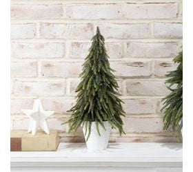 17" Gold Dusted Tree in Pot