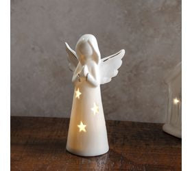 6.25" LED Ceramic Angel