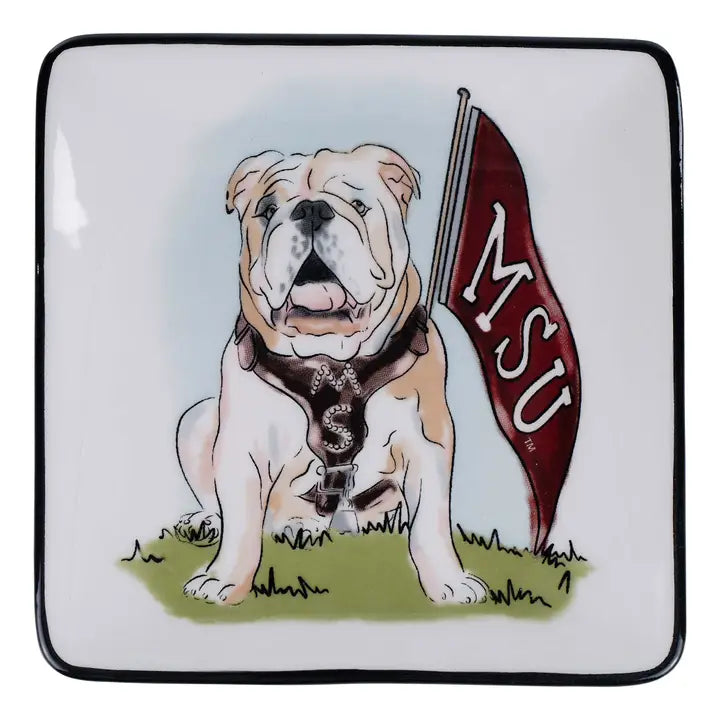 State Bulldog Trinket Tray