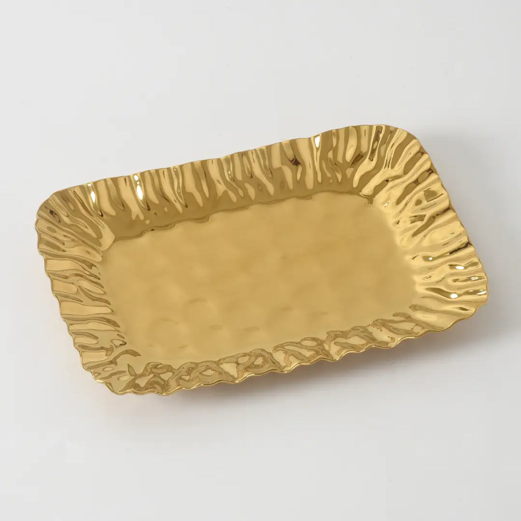 Gold Small Deep Tray