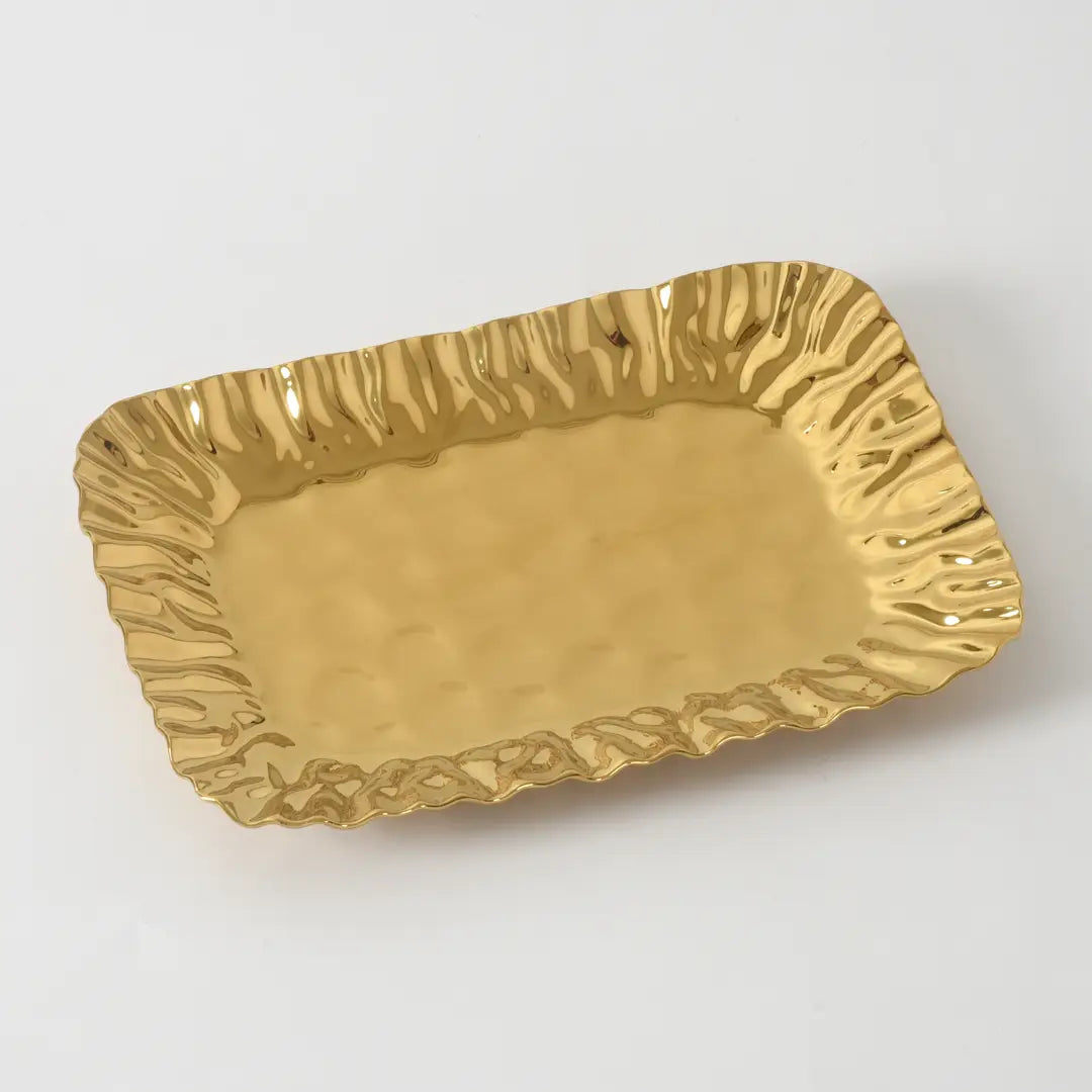 Gold Small Deep Tray