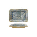 Reactive Crackle Glaze Serving Dish