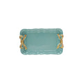 Metal Tray w/ Gold Bows