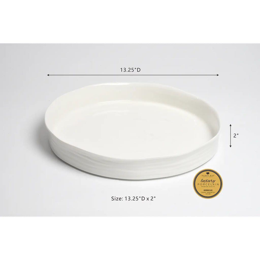 Le Blanc Round Platter
