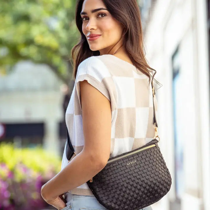 Kedzie Woven Crossbody