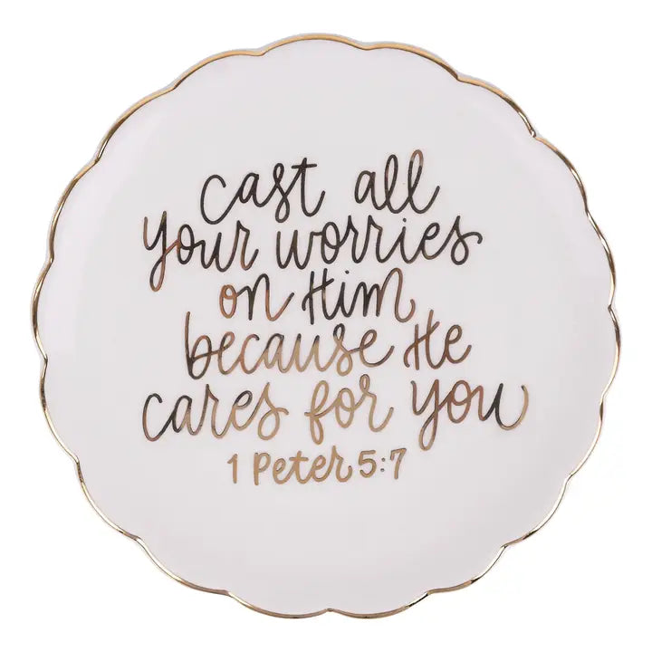 He Care for You Trinket Tray