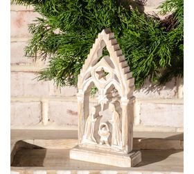 Wooden Arch Nativity