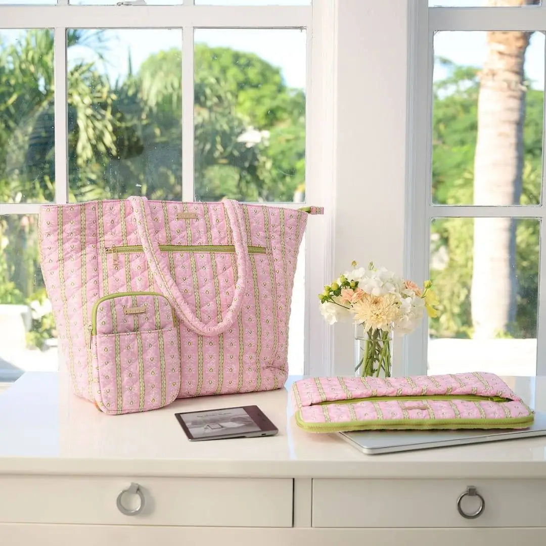 Laura Park Rosemary Pink Tote