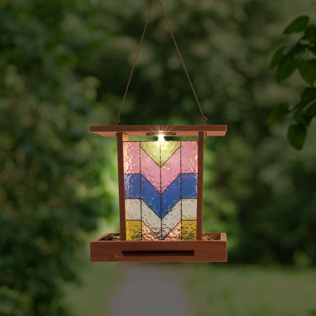 Cedar Hopper w/ Solar Light