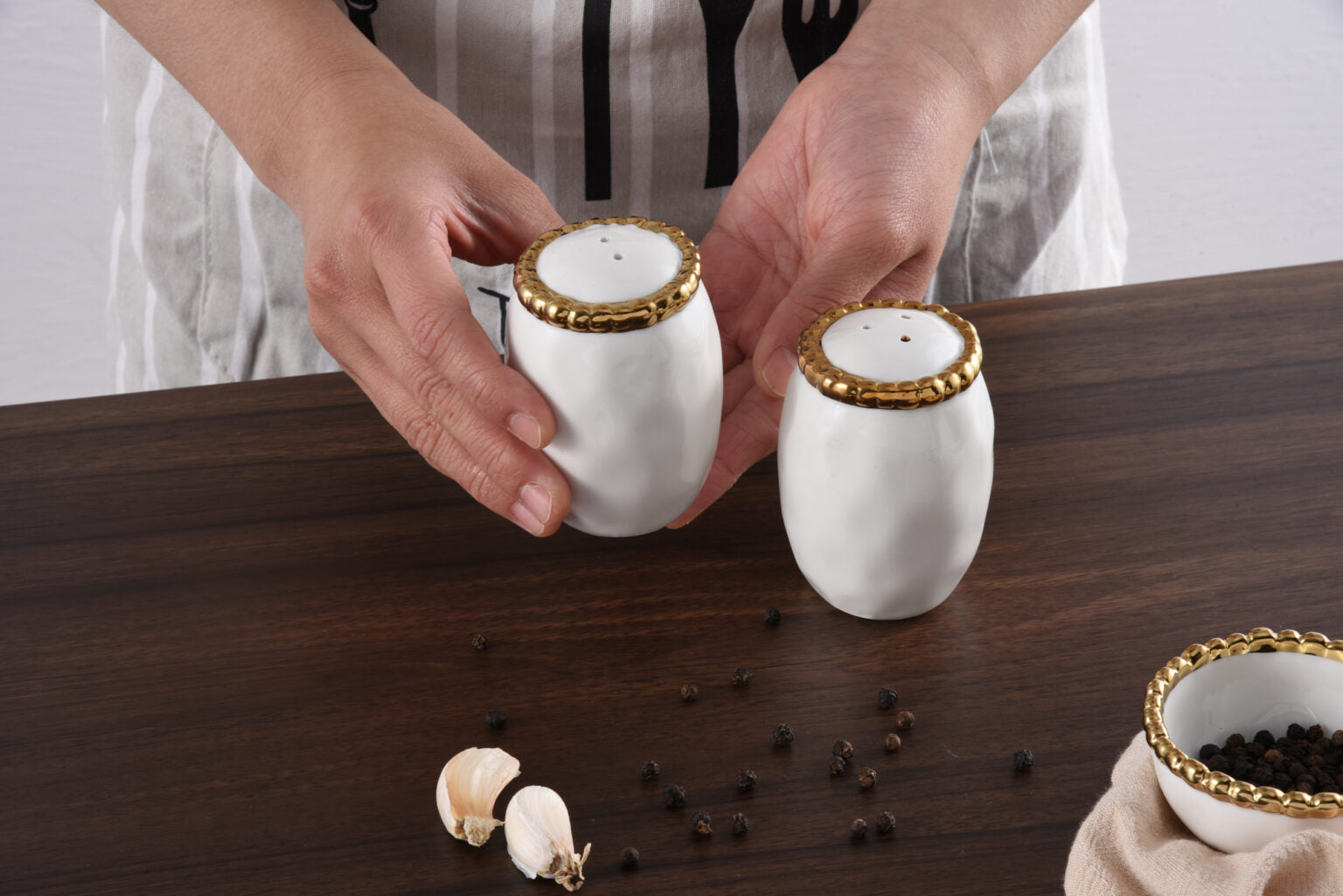 Salerno Salt and Pepper Shakers