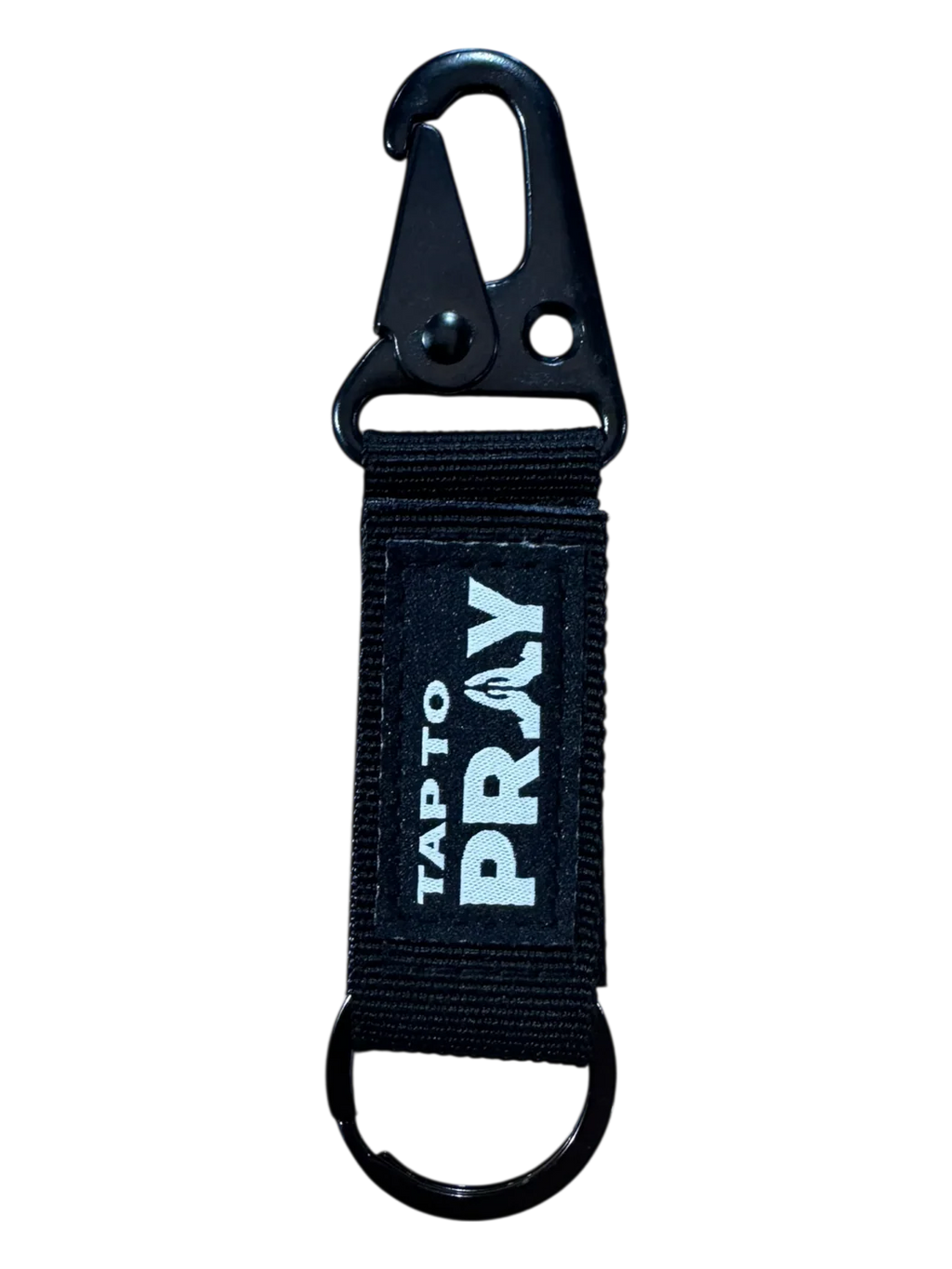 Tap to Pray Tactical Keychain