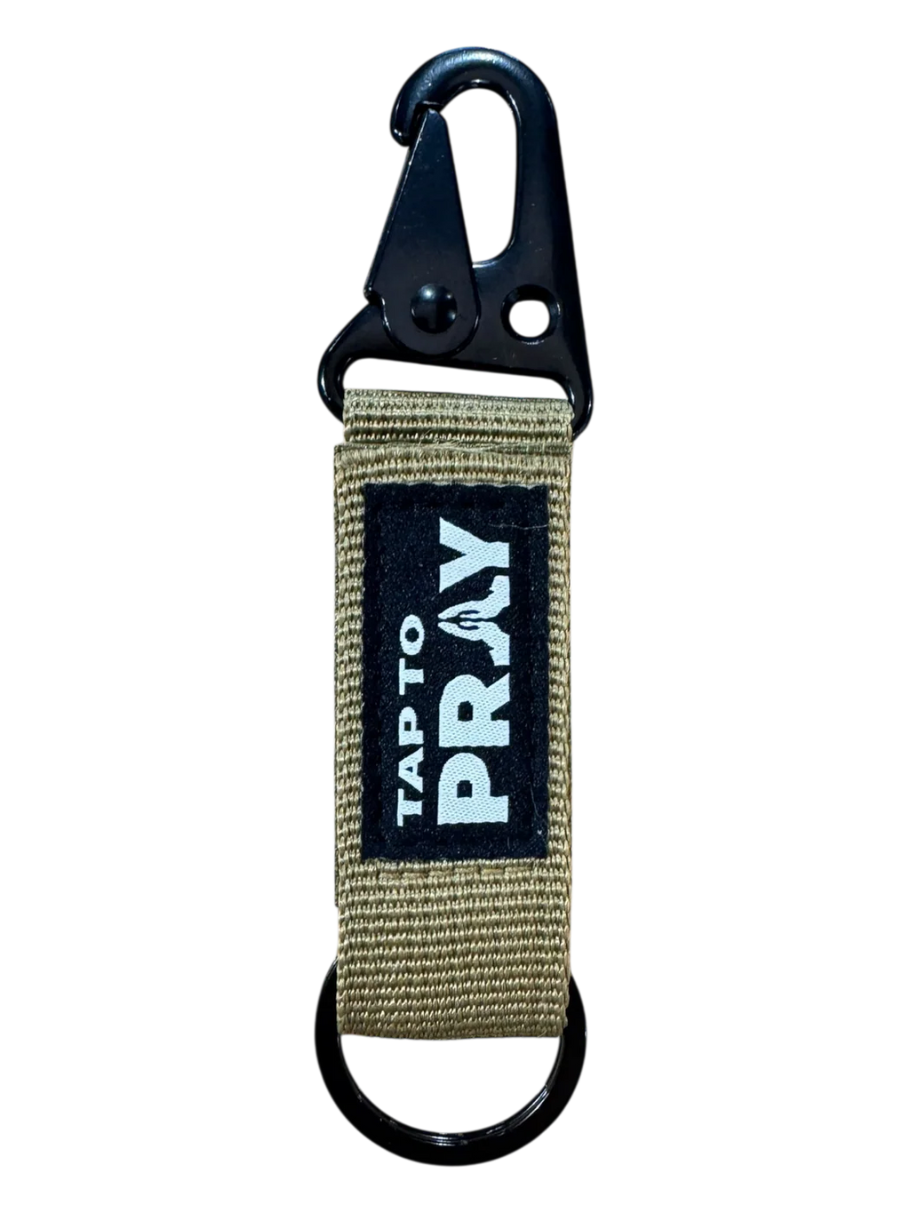 Tap to Pray Tactical Keychain