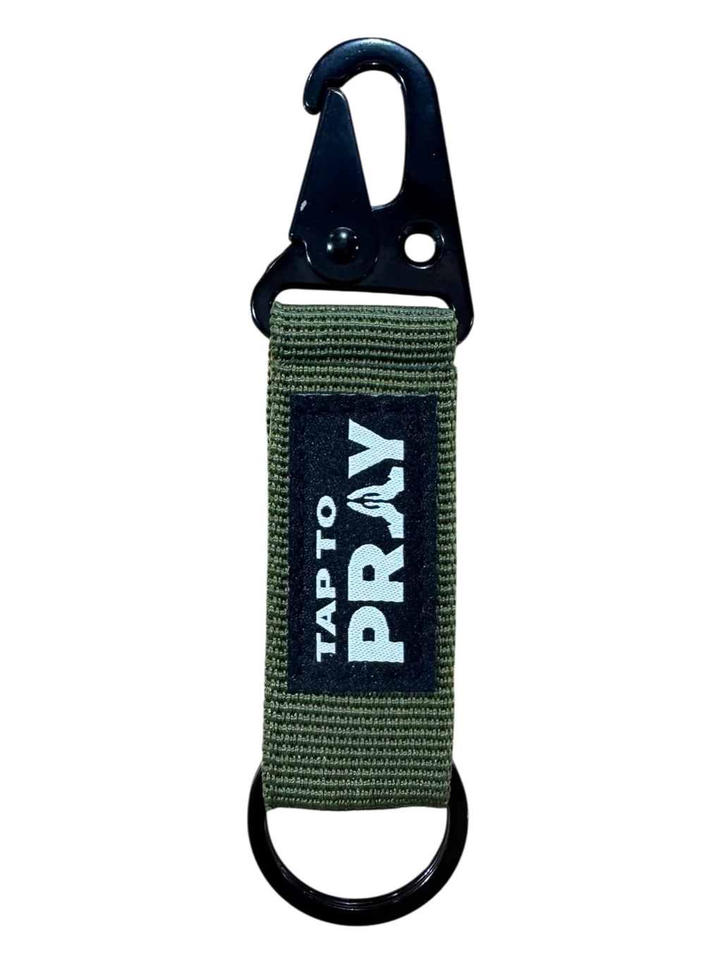 Tap to Pray Tactical Keychain